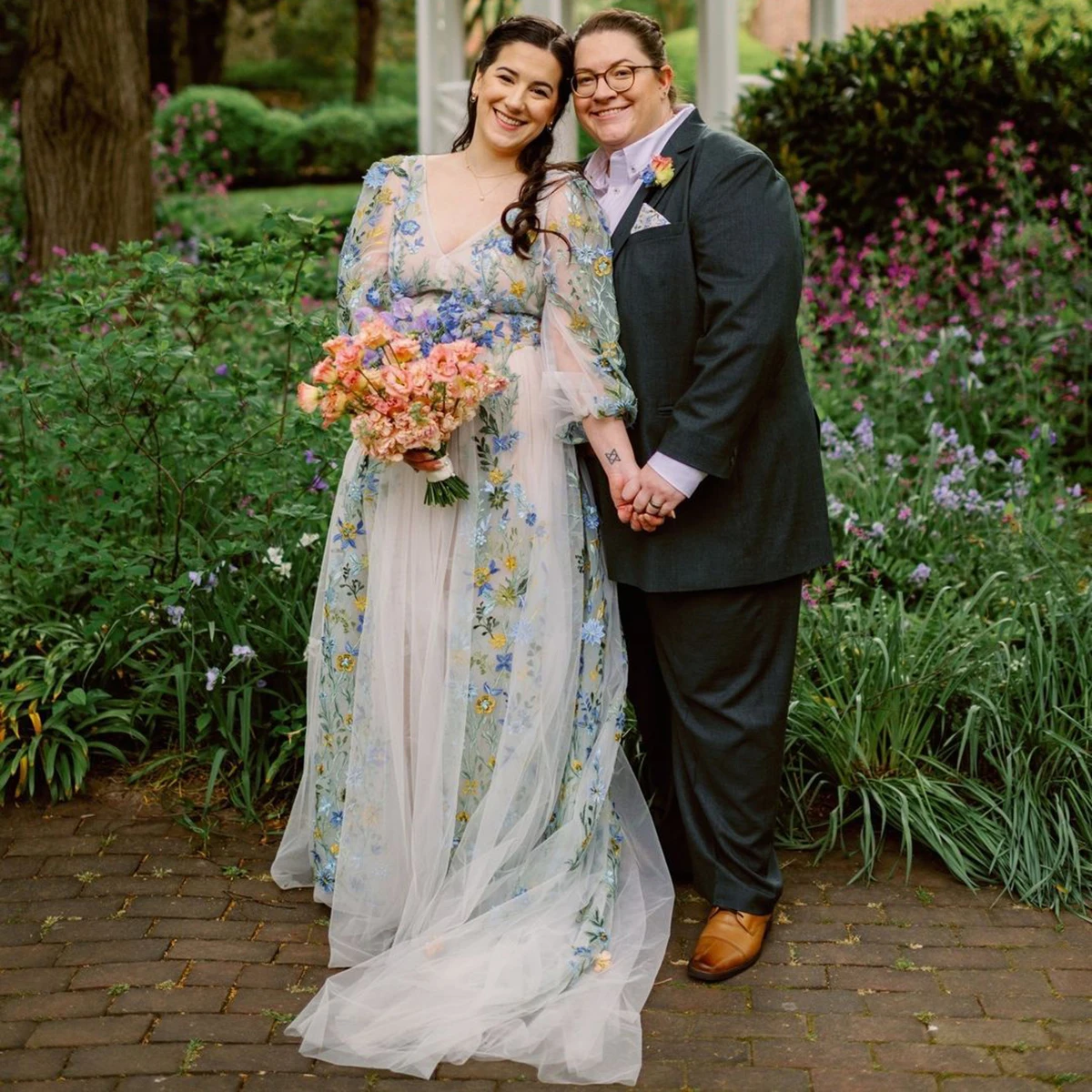 Свадебное платье с длинными рукавами епископа по индивидуальному заказу