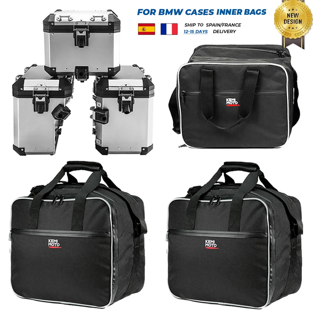 

Motorcycle Luggage Bags for BMW R1200GS Adv Black Inner Bags R 1200 GS adventure WATER-COOLED 2013-2017