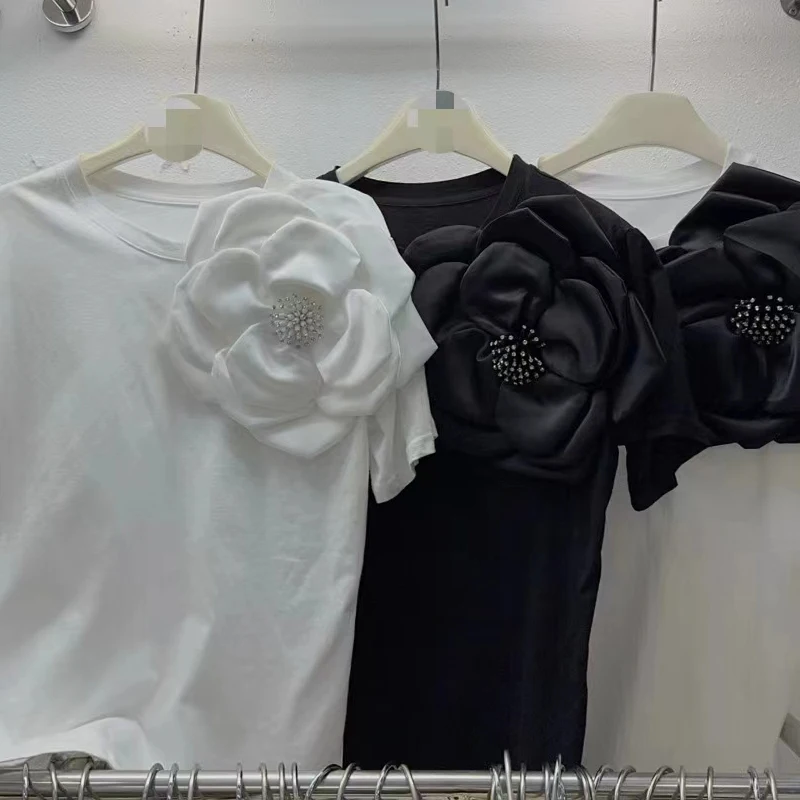 Женская Винтажная футболка с круглым вырезом и коротким рукавом