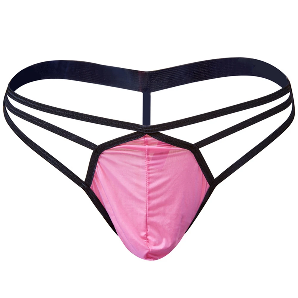 

Men Sexy Briefs Backless Jocktrap T-back Thongs Man Sexy Underwear Pensi Pouch Underpants Low-Rise Panties Male Hollow Lingerie