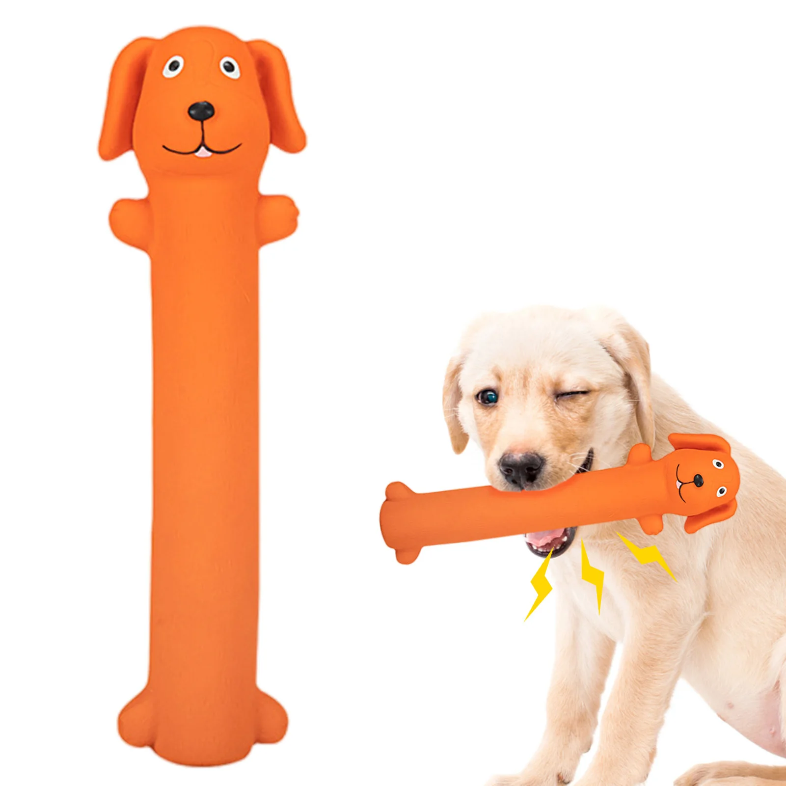 

Пищалка, латексные игрушки для собак, прочная резиновая игрушка для собак, интерактивная игра для маленьких собак, разные цвета, снимает ску...