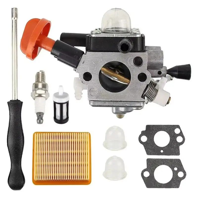 Фото Комплект карбюратора для Stihl FS89 FS89R FS91 FS91R FS111 FS111R FS111RX, аксессуары для садового электроинструмента, запчасти для газонокосилок №2