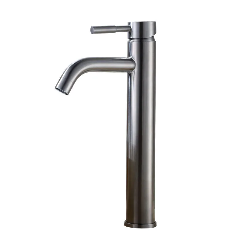 

Basin Faucet Bathroom Faucets Single Cold Sink Faucet Stainless Steel Kitchen Bathroom Accessories Faucets Water Tap