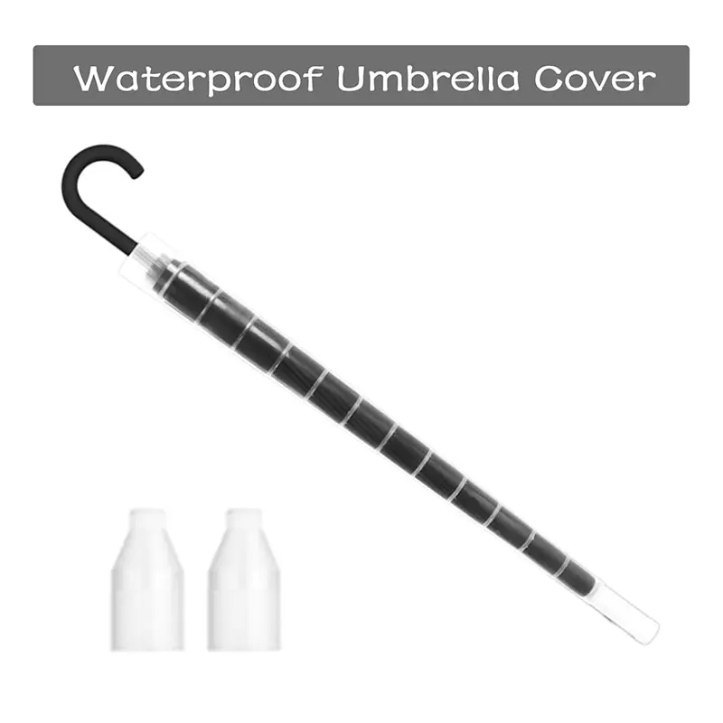 Waterproof Umbrella Cover Portable Straight Pole Umbrella Telescopic Waterproof Cover Household Umbrella Accessories