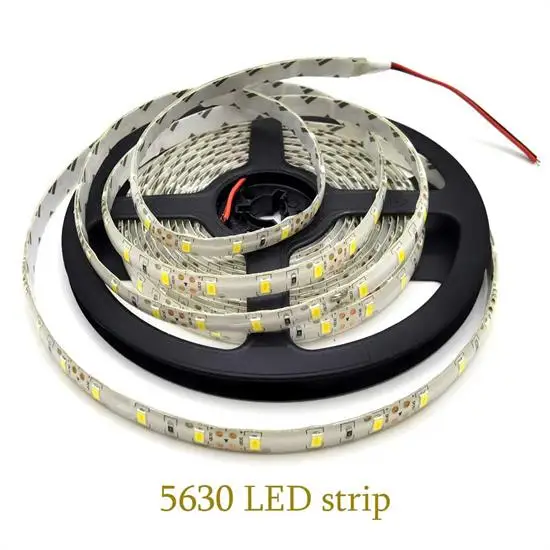 

Гибкая водонепроницаемая светодиодная лента TiaoChongYi 5630, 12В, теплый белый/холодный белый/красный/зеленый/синий, 0.5/1/2/3/4/5 м