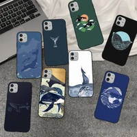 killer whale phone case for iphone 11 12 13 mini pro xs max 8 7 6 6s plus x 5s se 2020 xr cover