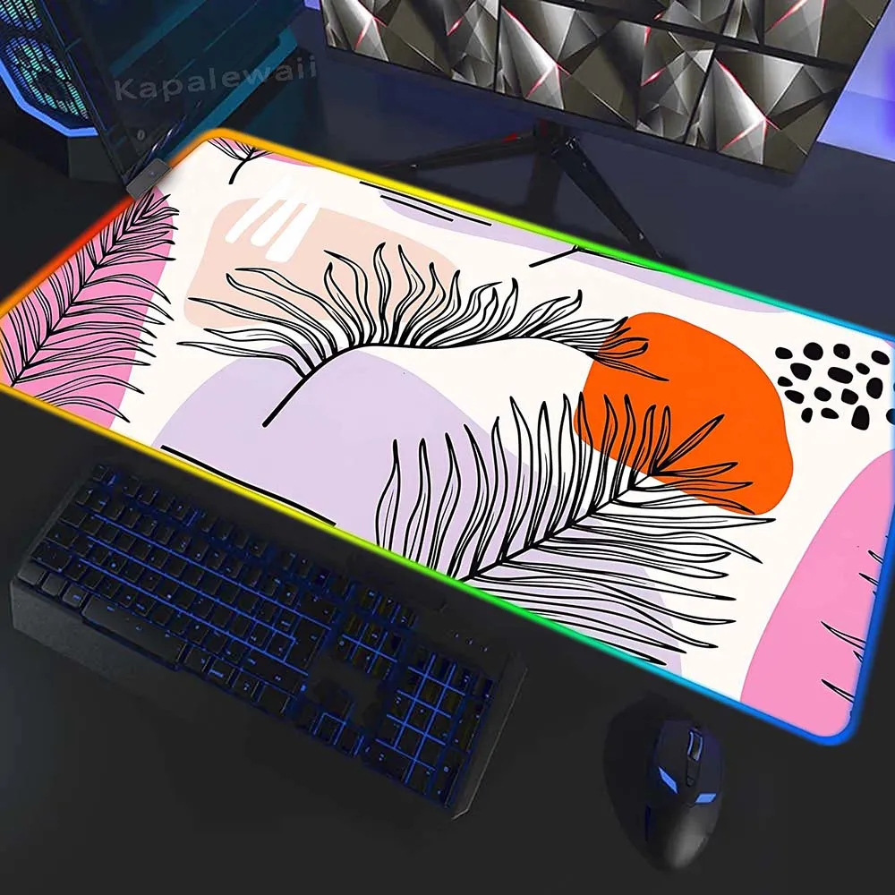 

Коврик компьютерный резиновый с подсветкой, 40 х90 см, XL