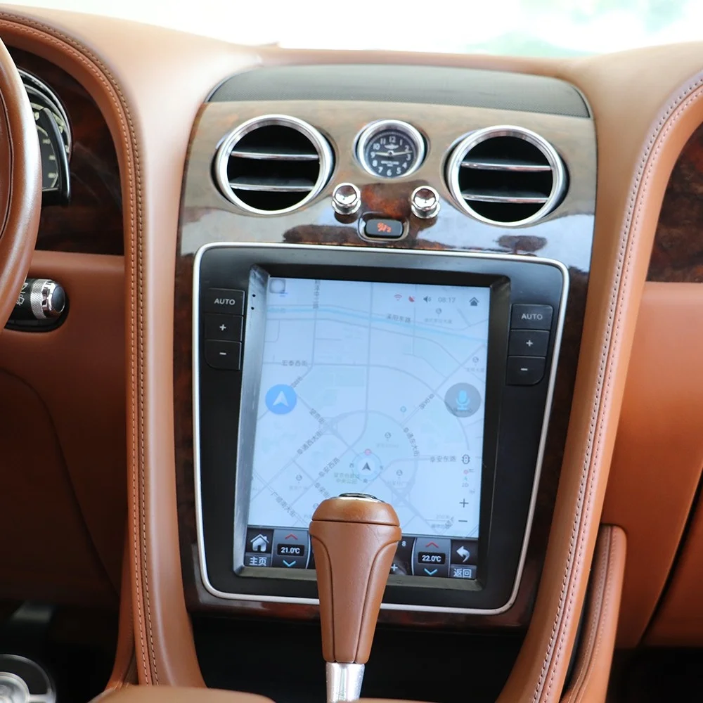 Автомобильный радиоприемник для Bentley Flying Spur Continental 2012-2019 Android 13 Tesla стерео