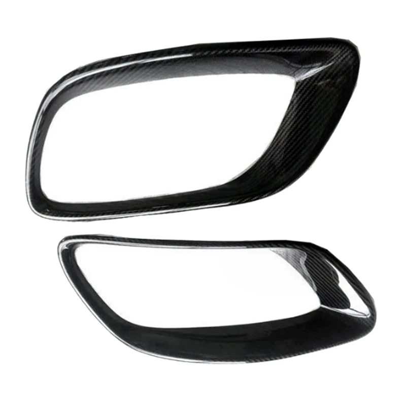 Накладка на выхлопную трубу из натурального углеродного волокна накладка заднюю