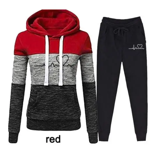 Women Running Tracksuit Women 2Piece Set Suit Female Hoodies and Pants Outfits 2022 Women's Clothing Autumn Winter Sweatshirts