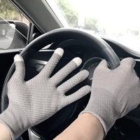 universal anti slip breathable gloves for car motorcycle driving cycling sports thin lightweight gloves men women glove