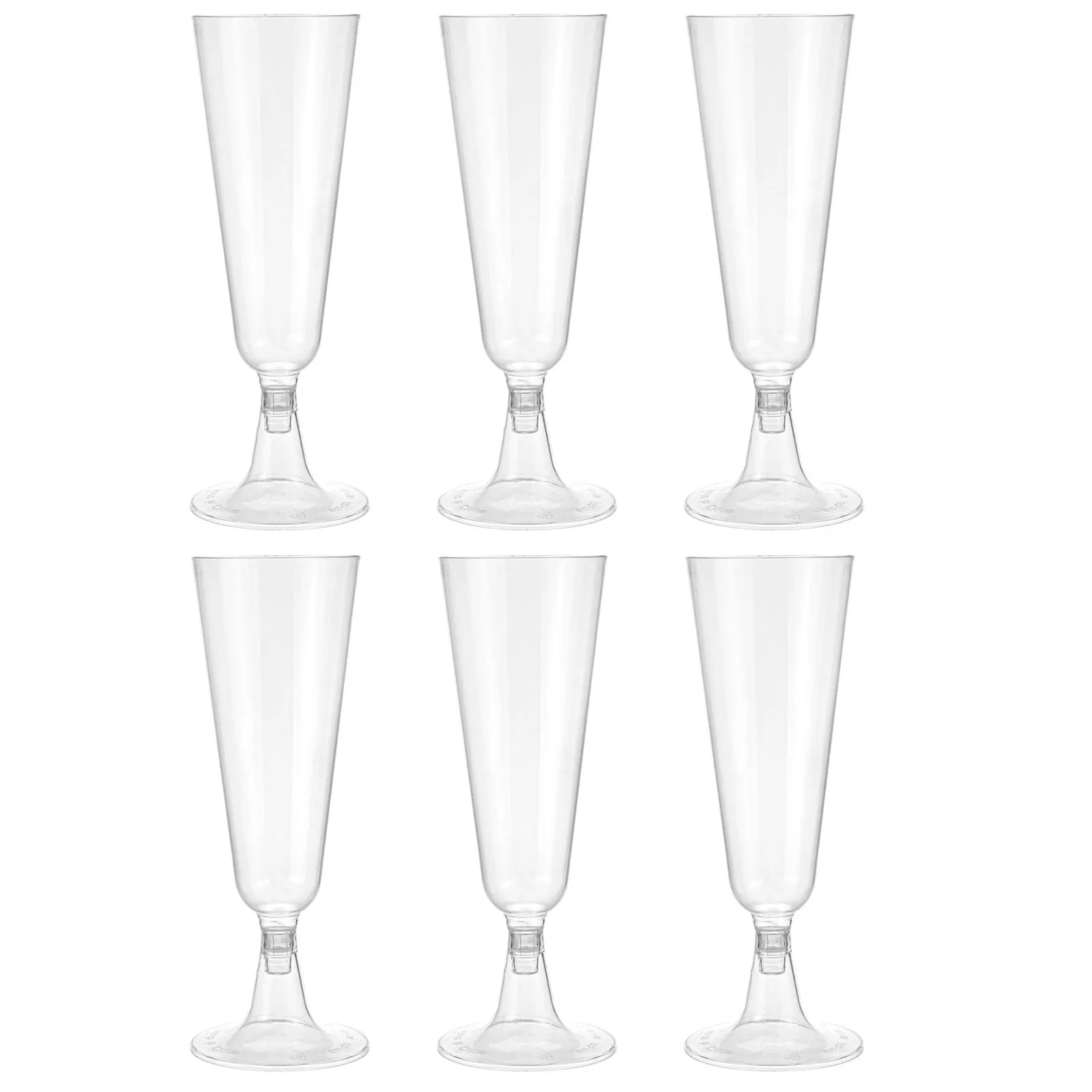 

Одноразовые бокалы для красного вина, 6 шт., пластиковые бокалы для шампанского, аксессуары для свадебной вечеринки, посуда для бара и напитков