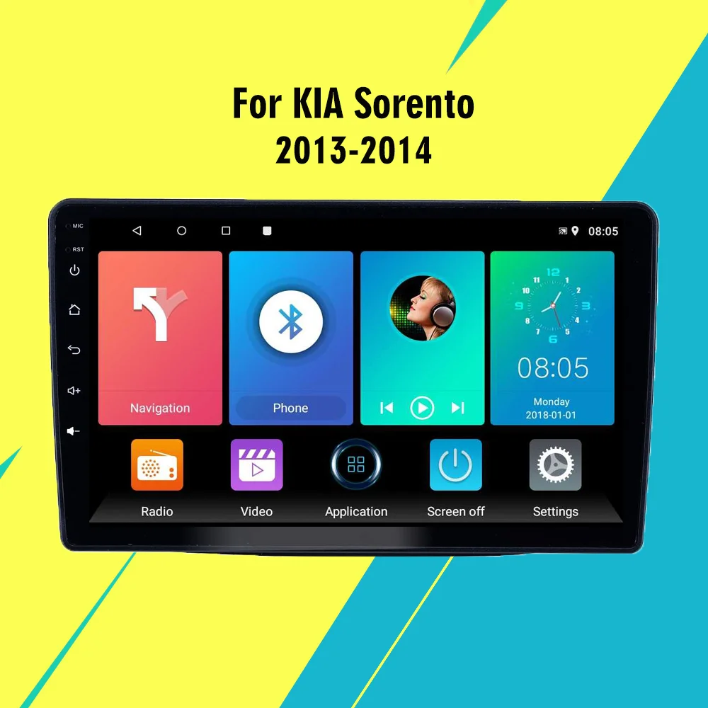

Для KIA Sorento 2013-2014 Автомобильный 9 "2.5D Android 4G Carplay Автомобильный мультимедийный GPS плеер Радио Стерео головное устройство навигация