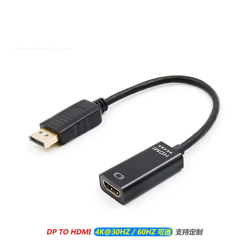 

50Pcs DP to HDMI Cable Adapter Male To Female For Laptop PC Display Port Support 4k 1080P HDMI Cable Adapter Converter HDTV