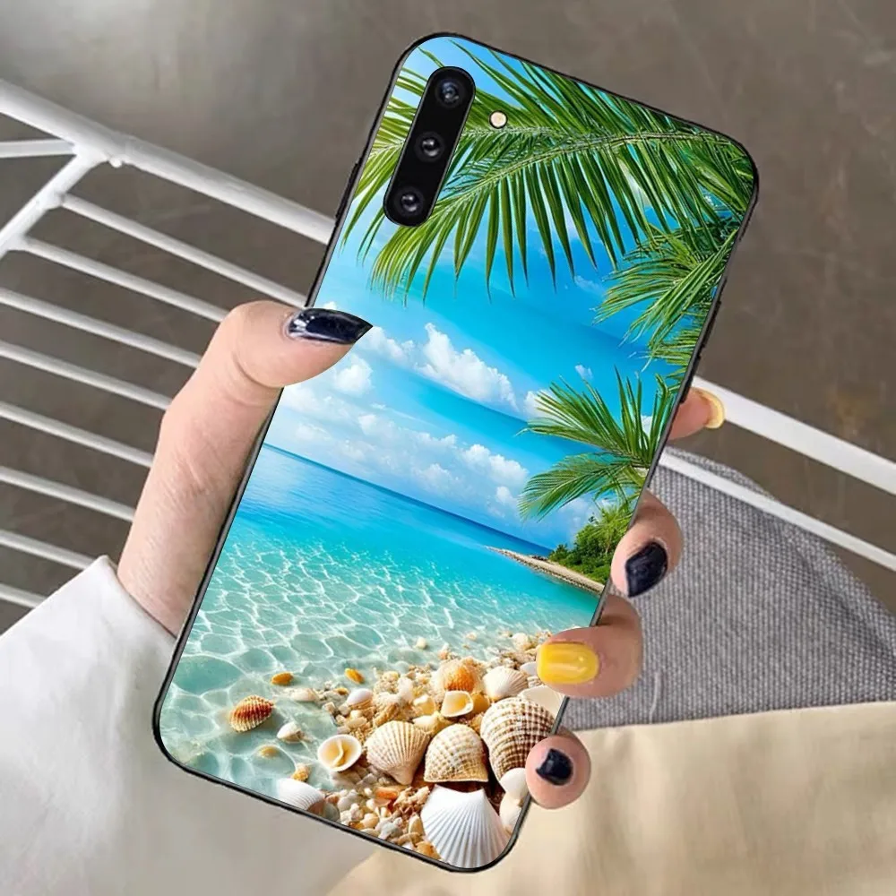 Чехол для телефона Морские тропические пальмы Samsung Note 8 9 10 20 Pro Plus Lite M 11 30 21 31 51 A 22 42
