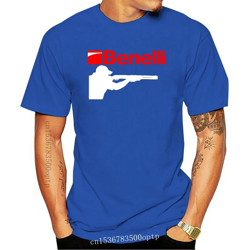 

Футболка Benelli Shotguns мужская свободного размера, модная брендовая одежда, Классическая хлопковая рубашка без пряжки, в стиле хоп