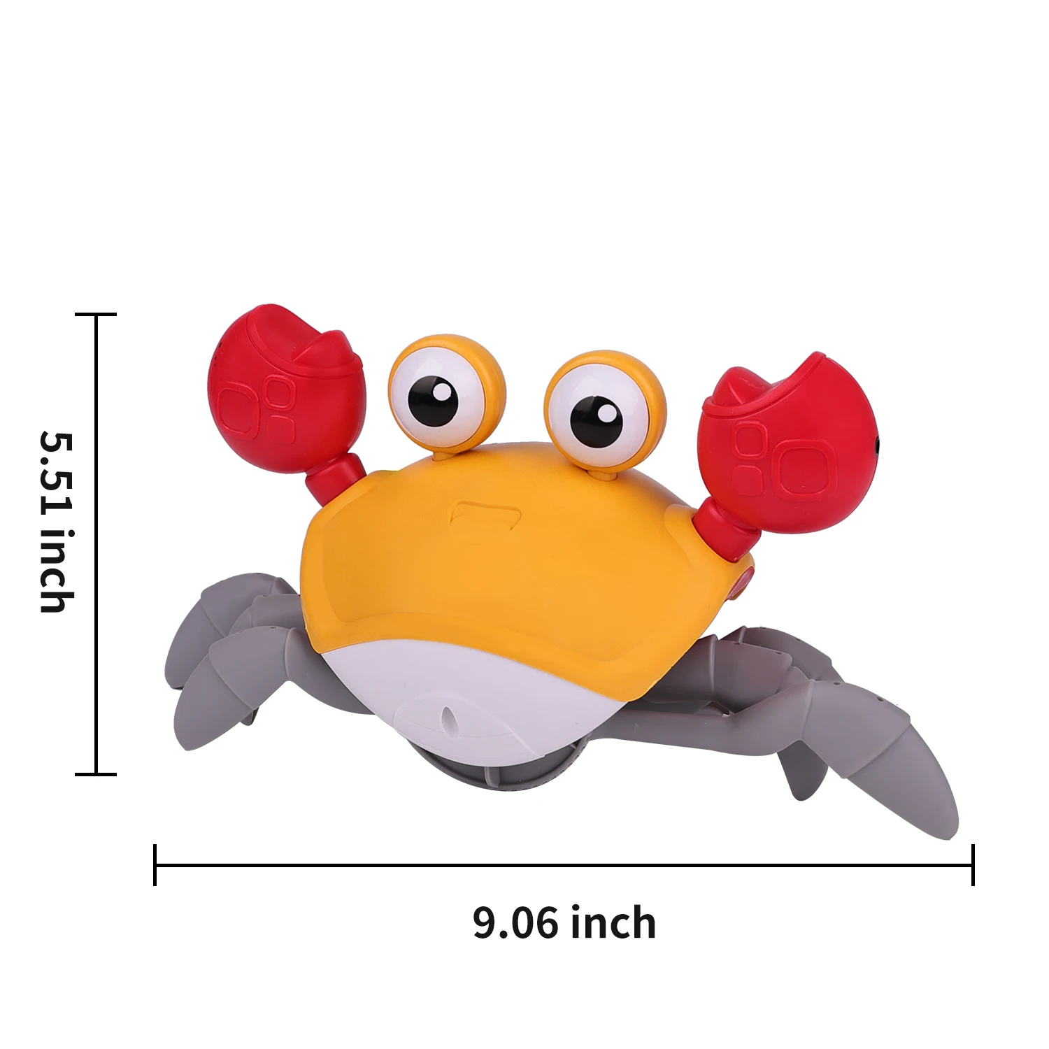 Детская игрушка-краб для ползания перезаряжаемая батарея интерактивная