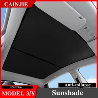for tesla model 3 19 21 model y front rear sunroof windshield skylight blind shading netupgrade sun shades glass roof sunshade