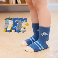 5 pairslot 1 to 12 years boy cotton socks spring autumn high quality comfortable cartoon cute kids girl socks childrens socks