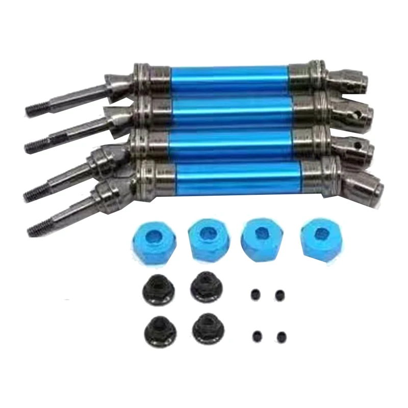 

Steel CVD Front & Rear Drive Shaft Assembly Heavy Duty For 1/10 Slash VXL Stampede 4X 4 VXL Car Accessories Sky Blue