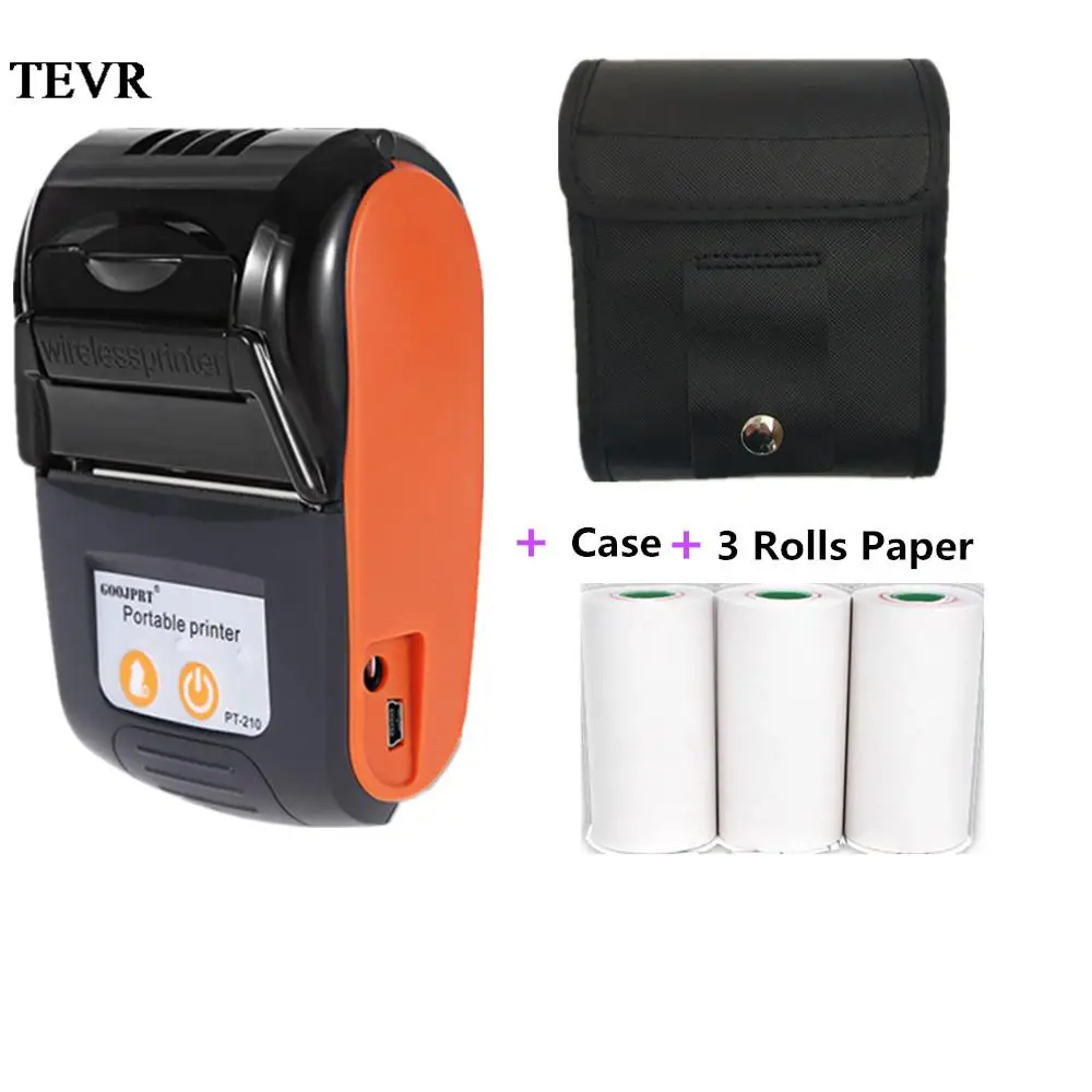 

2022 NEW Wireless Mini Thermal Printers Portable Receipt Printer Thermal BT 58mm Mobile Phone Android POS PC Pocket Bill