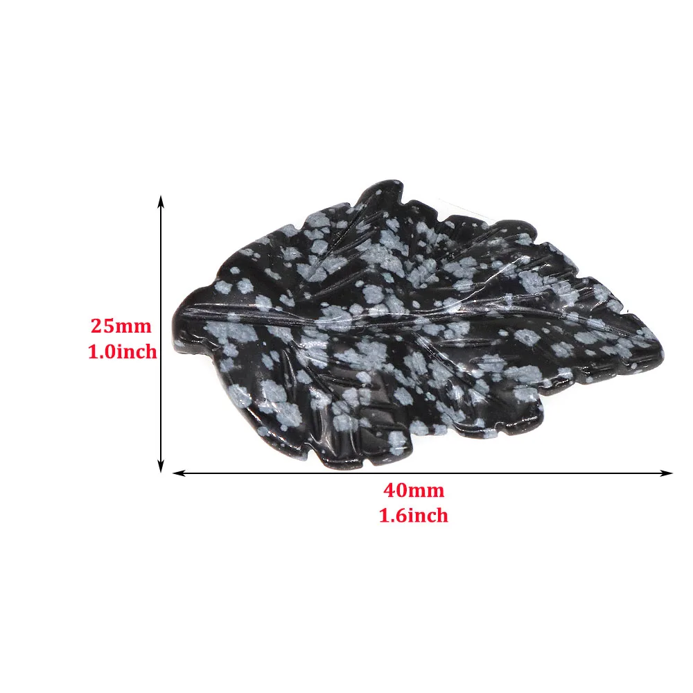 Leaf Shape Gems Stone Pendant For Women Quartz Healing Crystal Necklace Birthday Wedding Handmade Charm Jewelry Accessory Gifts