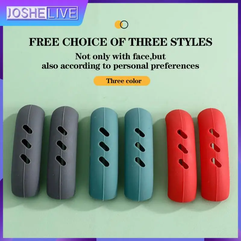 

Non-toxic Silicone Pot Handle Cover Handle Ear Sleeve Non-slip Wear-resistant Safety Insulated Pot Handle Anti-scalding Gloves