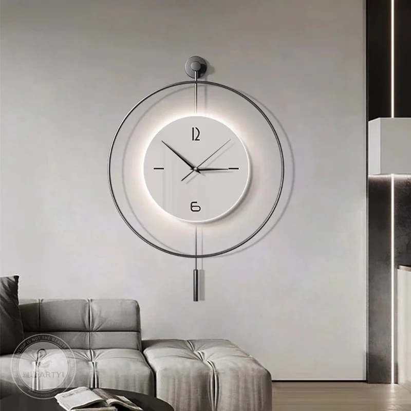 Современные настенные часы Xenomorph бесшумные дизайнерские скандинавские