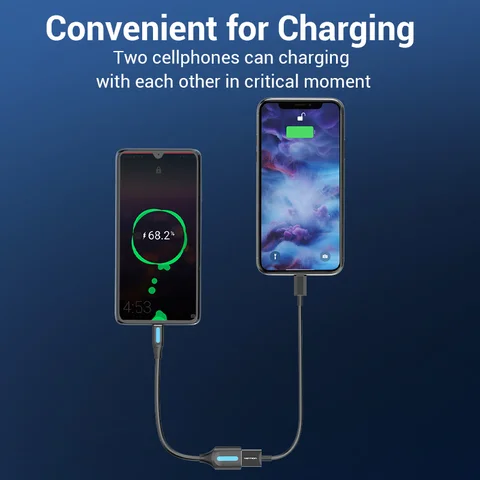 Кабель-адаптер Vention Micro USB OTG для Xiaomi Redmi Note 5, разъем Micro USB, адаптер USB 2.0 OTG для Samsung S6, планшетная мышь