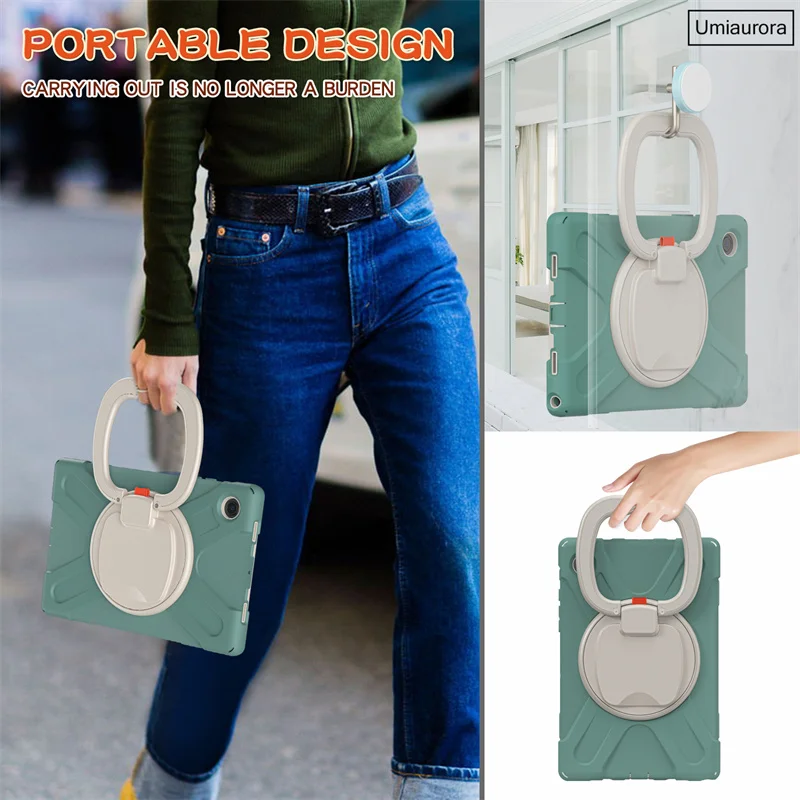 Чехол для Samsung Tab A8 A9 телефон с кольцом-подставкой планшетов