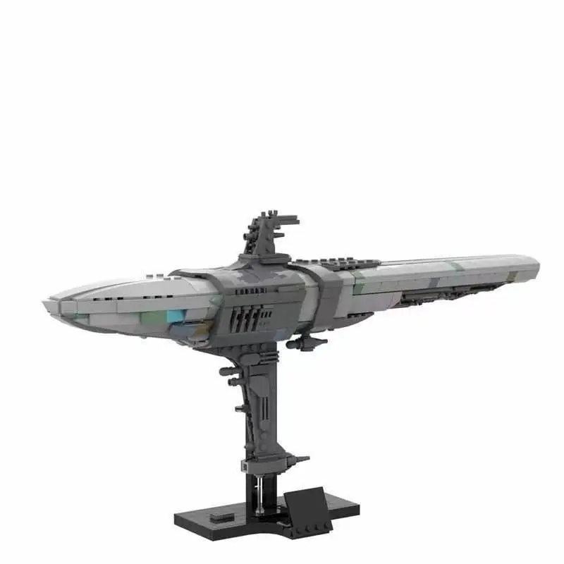 Фото Конструктор MOC 892 детали: Звездный крейсер MC75 (средняя модель) — игрушка для сборки, подарок детям на День рождения и Рождество №1