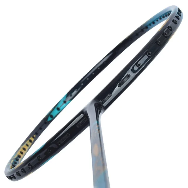 

배드민턴 라켓 Full Carbon Fiber Strung Badminton Rackets 4U Tension 22-35LBS Ax Duo Training Racquet Speed Sports With Bags For Adult