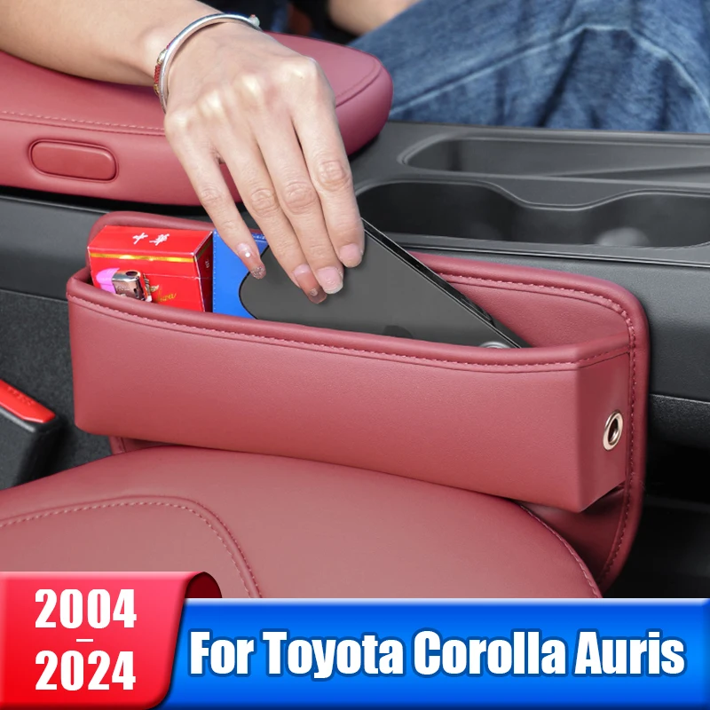 

Car Seat Crevice Storage Box Pocket For Toyota Corolla Auris E150 E180 E210 E15 E18 E21 Touring Sport 2004~2024 Accessories