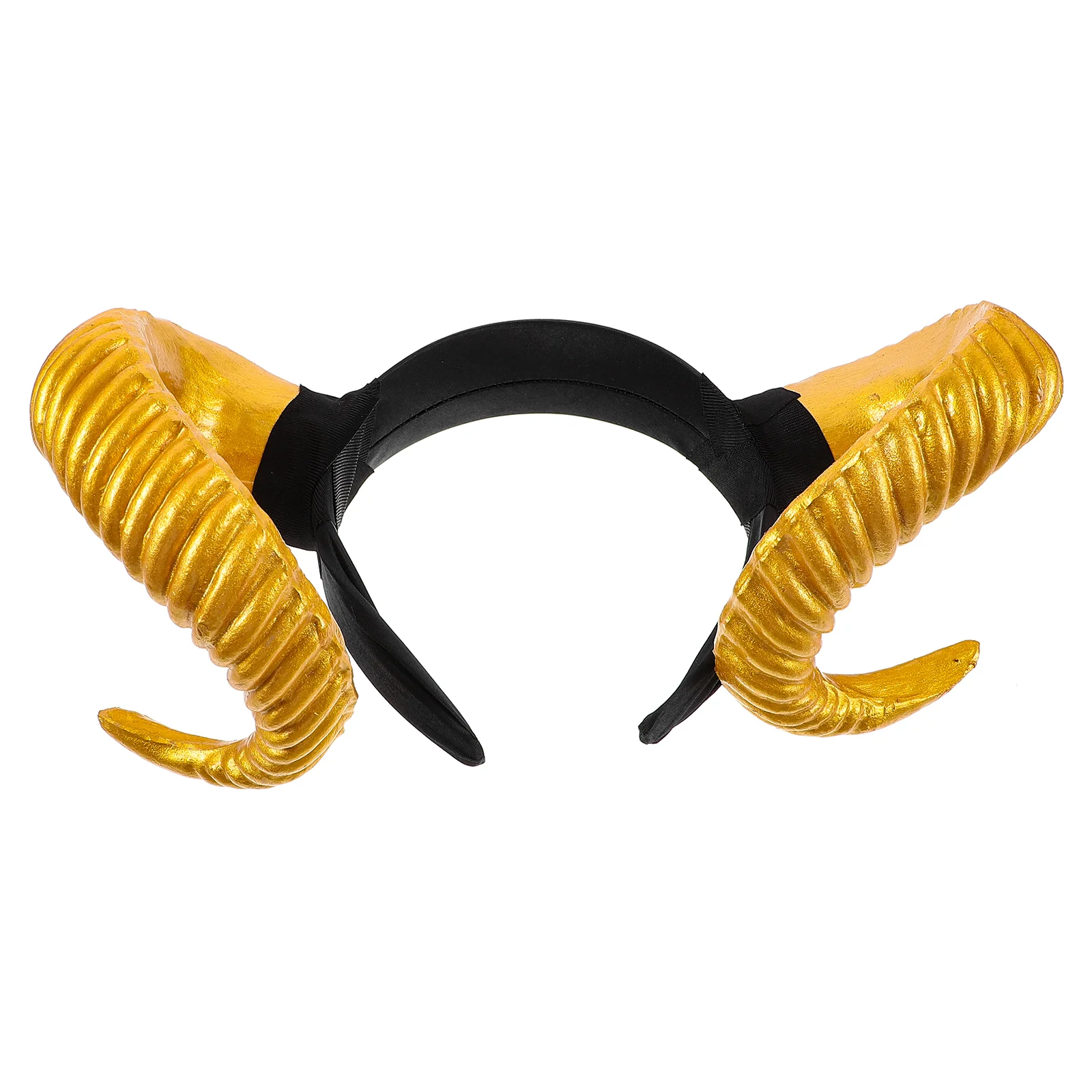 

Halloween Cosplay Headband Sheep Horn Shaped Hairband Costume Accessory Goat Horn Headband