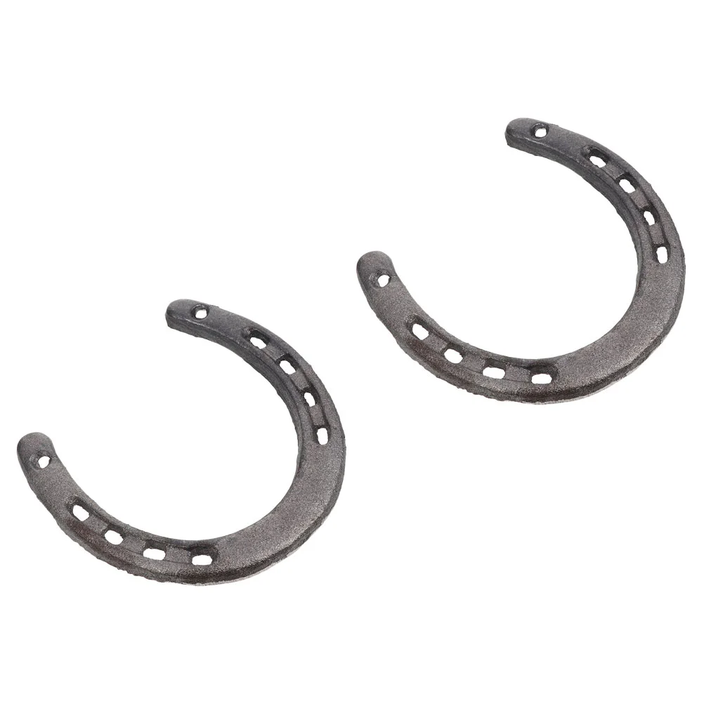 

Horseshoe Wall Hanging Decor Ornament Decoration Iron Rustic Horse Luckyretro Chic Cast Metal Ornaments Horseshoes Good Home