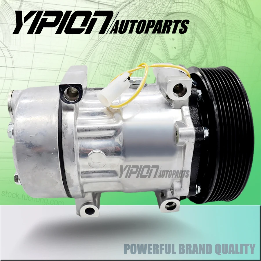 SD7H15 Sanden 6093 8192 20-08192-AM авто a/c компрессор для RENAULT TRUCKS Premium 5010605063 7482492298 5001867206 8PK 24V