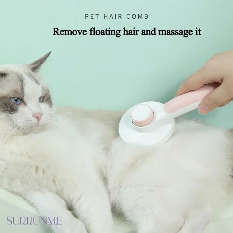 Покорите волосы по всему полу Массажная расческа для удаления волос с домашними