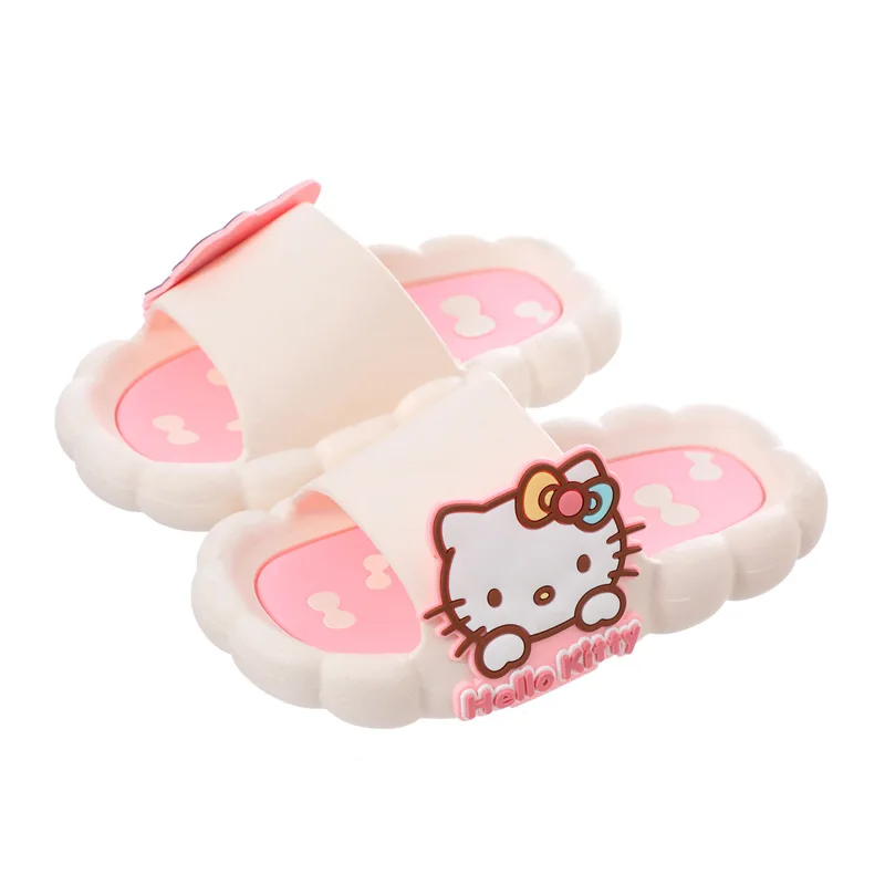 

Anime Cartoon Cinnamoroll My Melody Cute Children's Slippers Parent-child Creative Kawaii Bath Non-slip Sandals