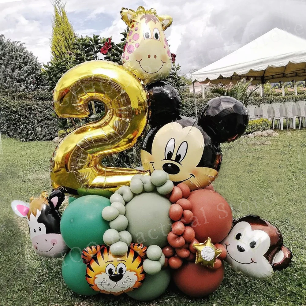 29 шт., фольгированные воздушные шары «Микки-маусы»