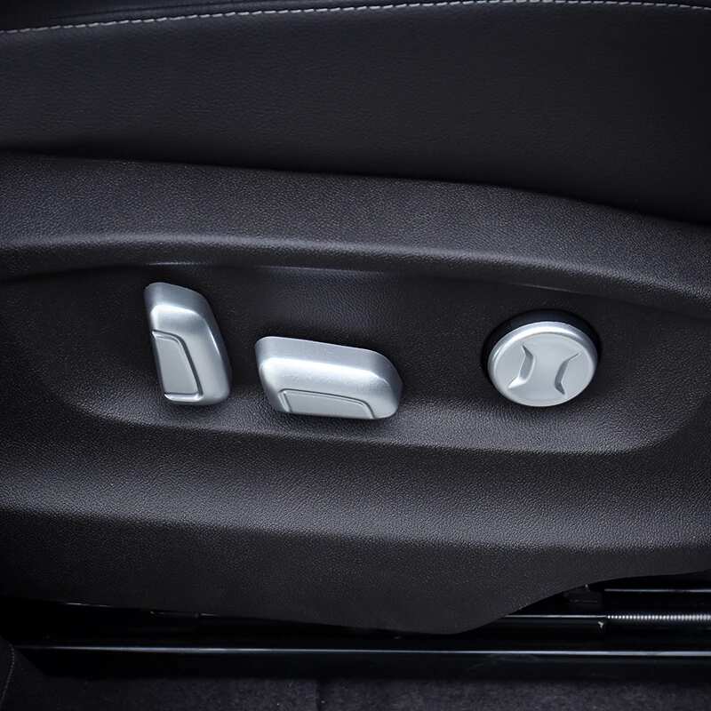 

For Touran 2016 2017 2018 2019 ABS Matte and Carbon fibre Car Seat adjustment Switch Cover Trim High match accessories 6pcs