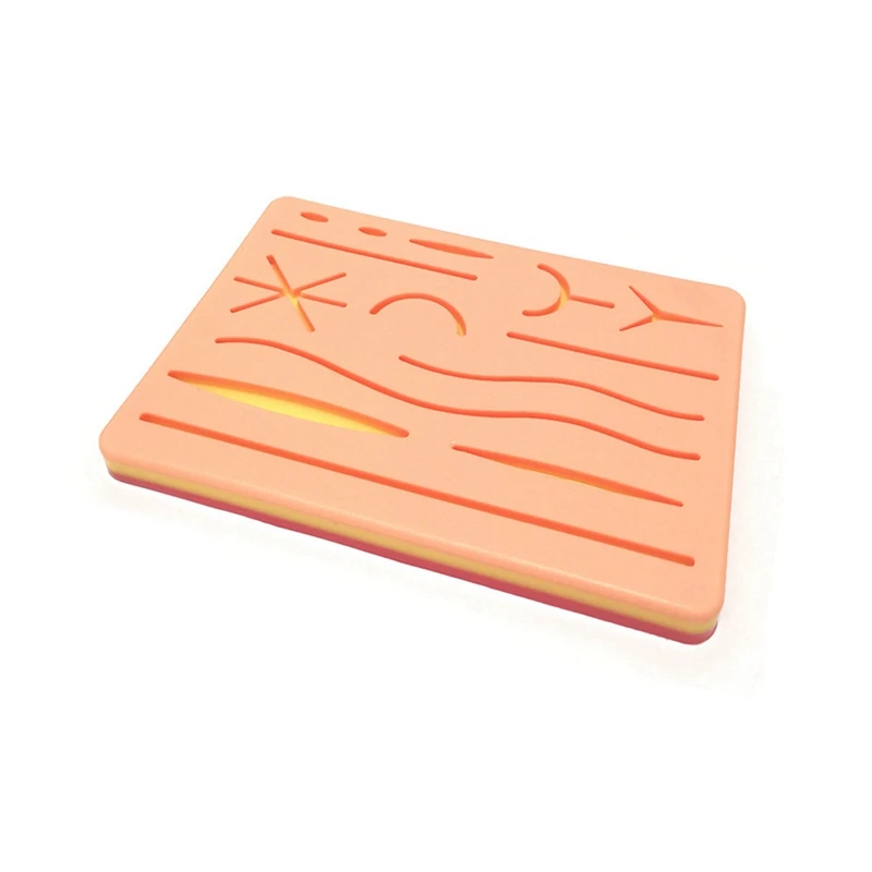 

Skin Suture Model Y Module Traumatic Suturing Training Pad Wound Silicone Suture Pad Reusable Silicone Suture Practice Mat