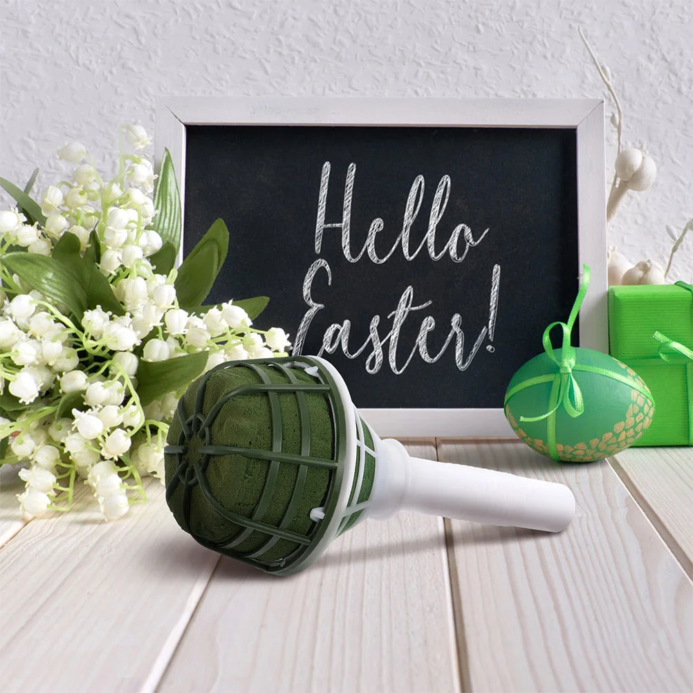 

Bouquet Holder Handle Artificial Bridal Flower Wedding Flowers Foam Holders Hand Floral Accessory