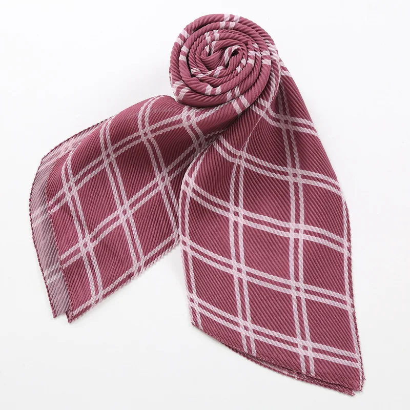 Женская фотосессия 2022, складка miяка, Корейская клетчатая длинная шея с принтом на улице