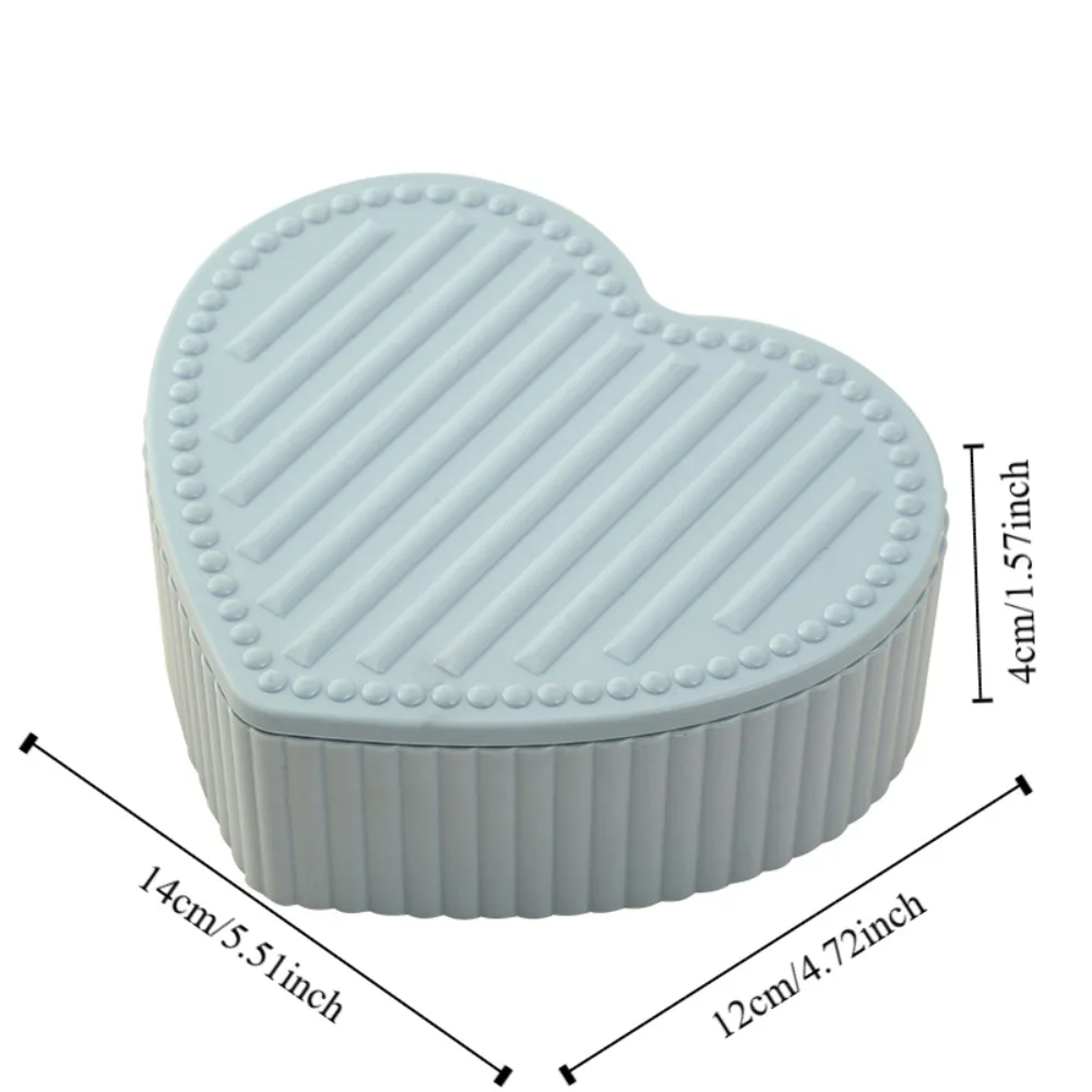 Модная упаковочная сумка для ювелирных изделий в форме сердца с зеркалом