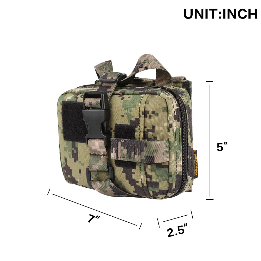 Фото Тактическая сумка Molle, многофункциональная сумка, модульный органайзер EDC, сумка для инструментов, уличный охотничий карман №2