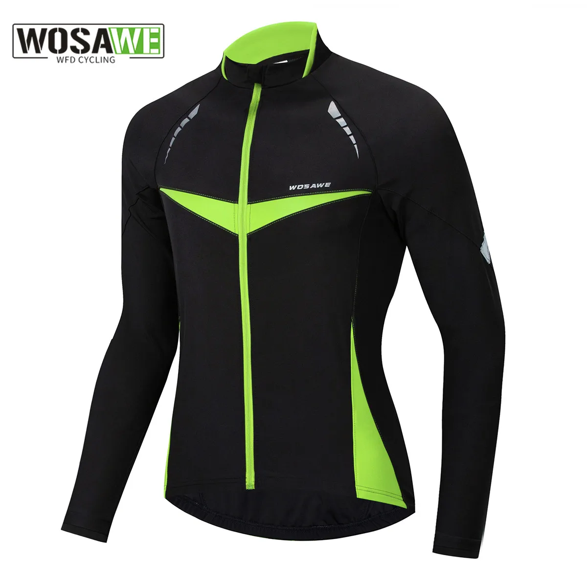 

WOSAWE Cycling Jacket Men's Windbreaker Bicycle Water Repellet Reflective Cycling jersey Mountain Bike Outdoor Women's Jacket