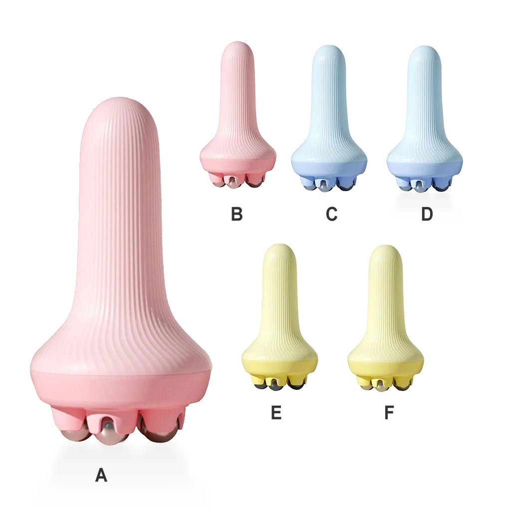 

Manual Body Shaping Massager with Rolling Balls Universal Muscle Arm Leg Non-slip Massage Gifts Home Pink Type 2