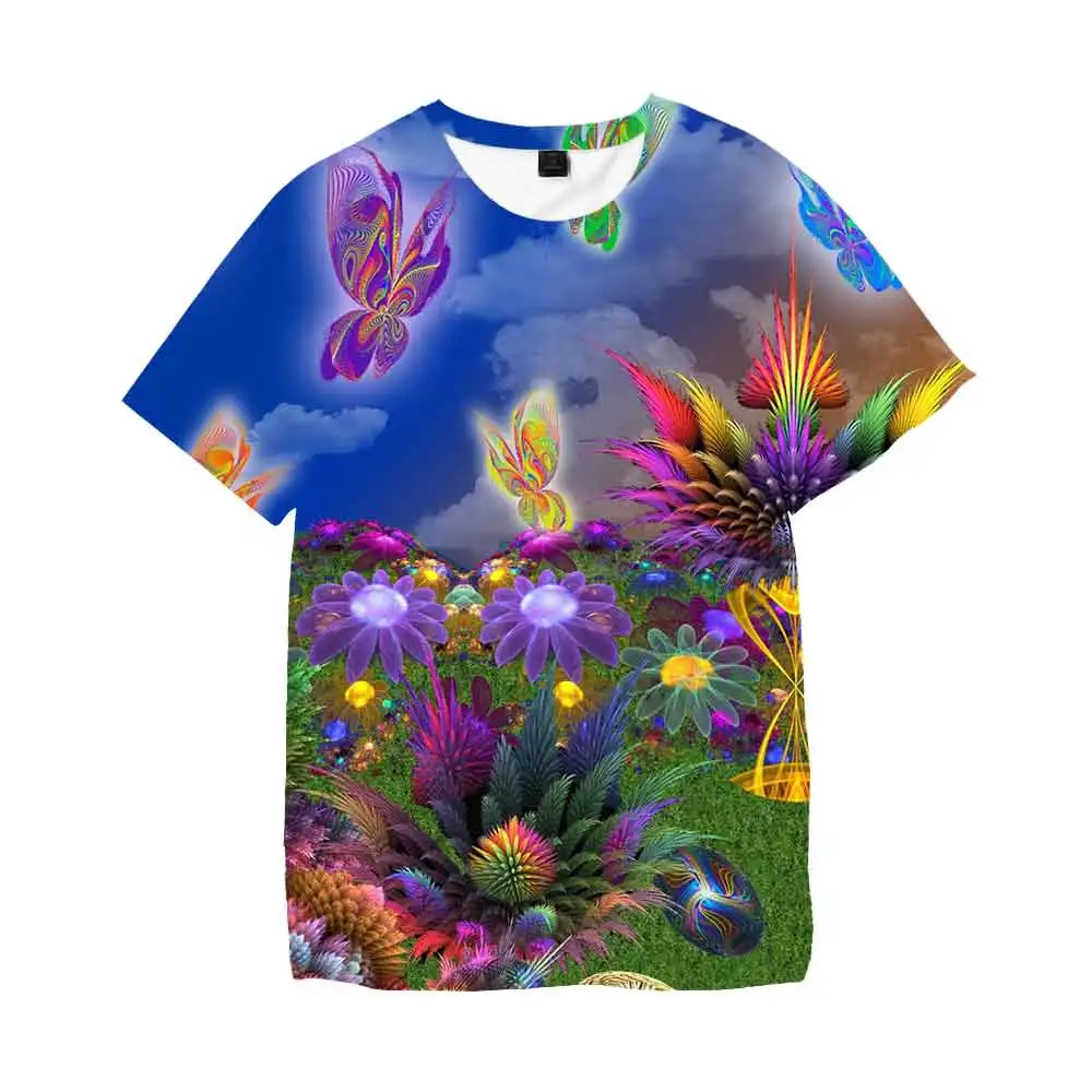 

Cartoon 3D Print Dream Effect T-shirt New Style Kids Girls Boys Clothes Funny Fashion T Shirt 3-14T