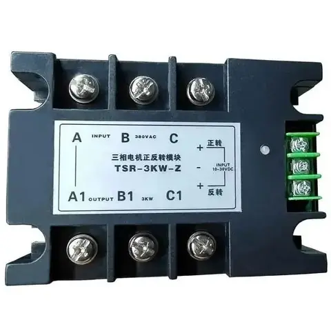 TSR-2KW-Z (25A) 1 кВт 3 кВт 5 кВт 7 кВт 9 кВт трехфазный двигатель переменного тока 380 В модуль управления вперед и назад