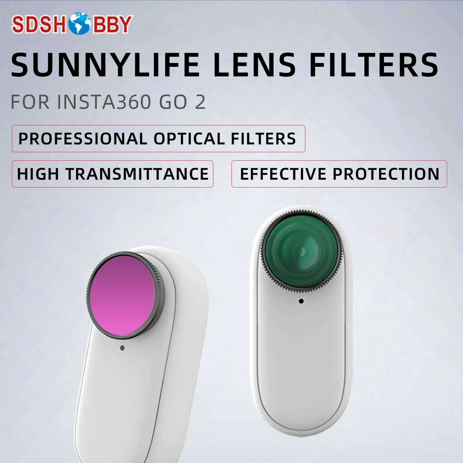 

Sunnylife Lens Filter MCUV CPL Filters ND4 ND8 ND16 ND32 for Insta360 GO 2